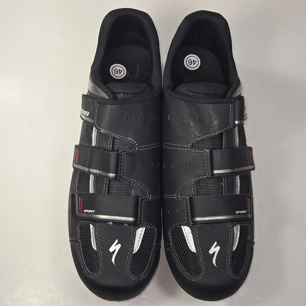 Specialized‎ Sport MTB Mens Cycling Shoes Black Size EU 46 US 12.25 611E-4346